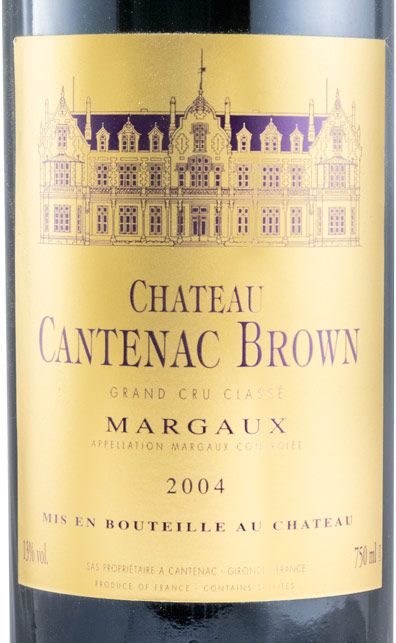 2004 Château Cantenac Brown Margaux red
