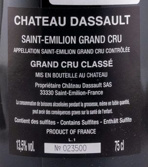2004 Château Dassault Saint-Émilion Grand Cru red