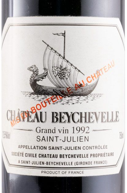 1992 Château Beychevelle Saint-Julien red