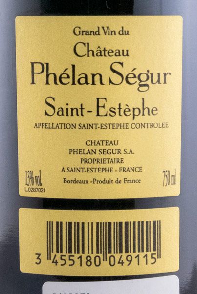 2002 Château Phélan Ségur Saint-Estèphe red