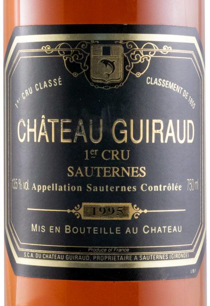 1995 Château Guiraud Sauternes branco