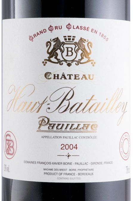 2004 Château Haut-Batailley Pauillac red
