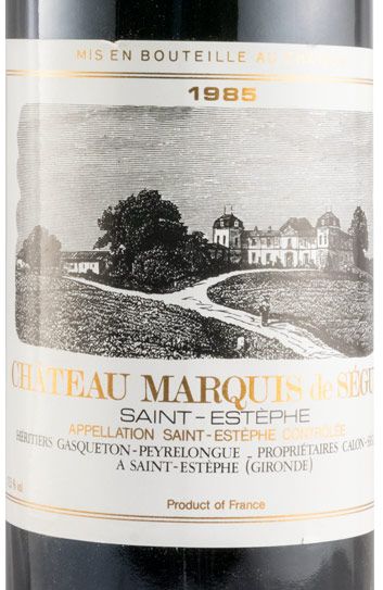 1985 Le Marquis de Calon Ségur Saint-Estèphe red
