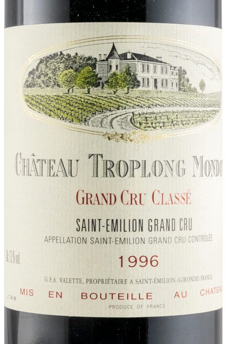 1996 Château Troplong Mondot Saint-Émilion red