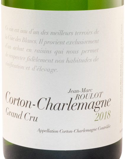 2018 Jean-Marc Roulot Corton-Charlemagne branco