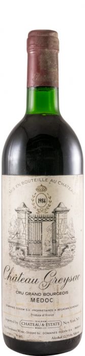 1984 Château Greysac Medoc tinto