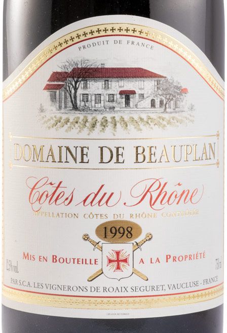 1998 Domaine de Beauplan Côtes-du-Rhône red