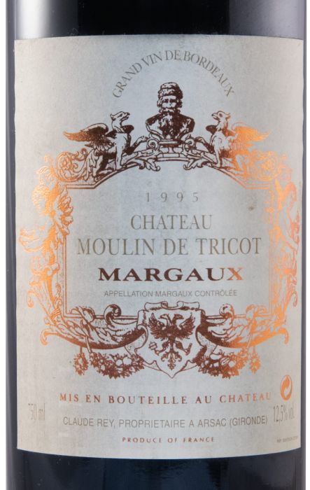 1995 Château Moulin de Tricot Margaux tinto