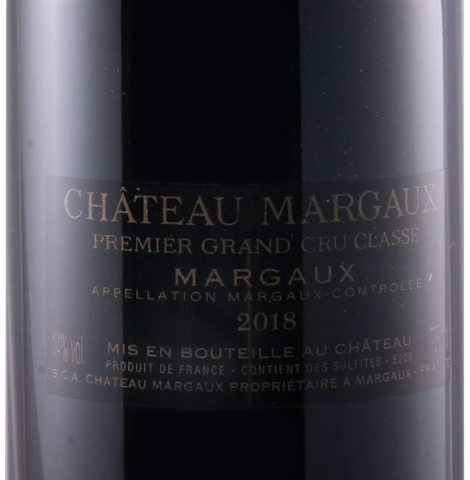 2018 Château Margaux red