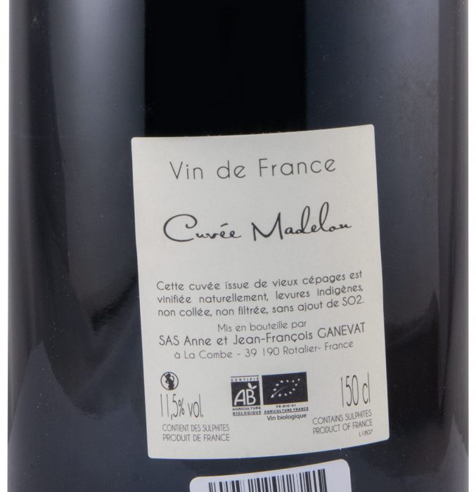 2018 Jean-François Ganevat Cuvée Madelon organic red 1.5L