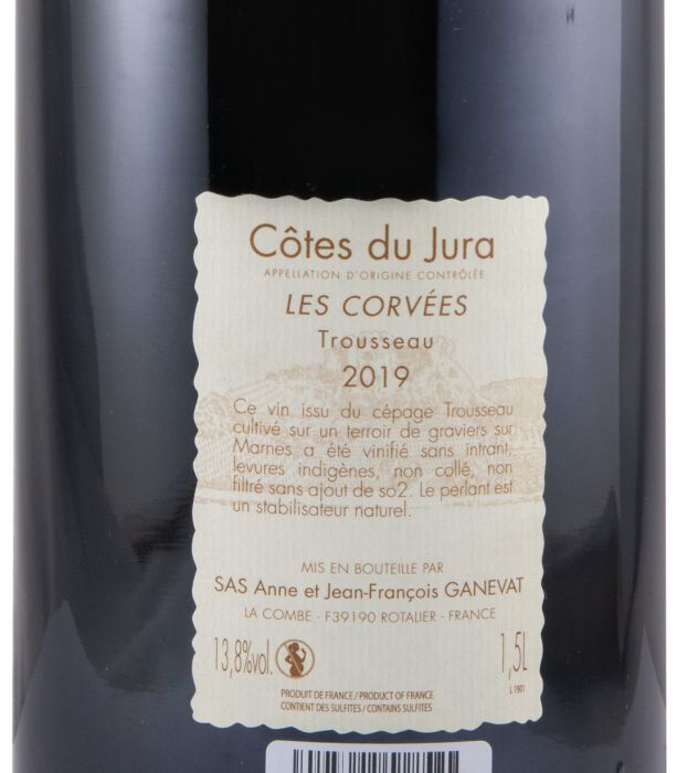 2019 Jean-François Ganevat Les Corvées Trousseau Côtes du Jura tinto 1,5L