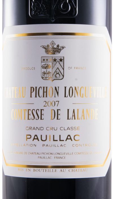 2007 Château Pichon Longueville Comtesse de Lalande Pauillac tinto