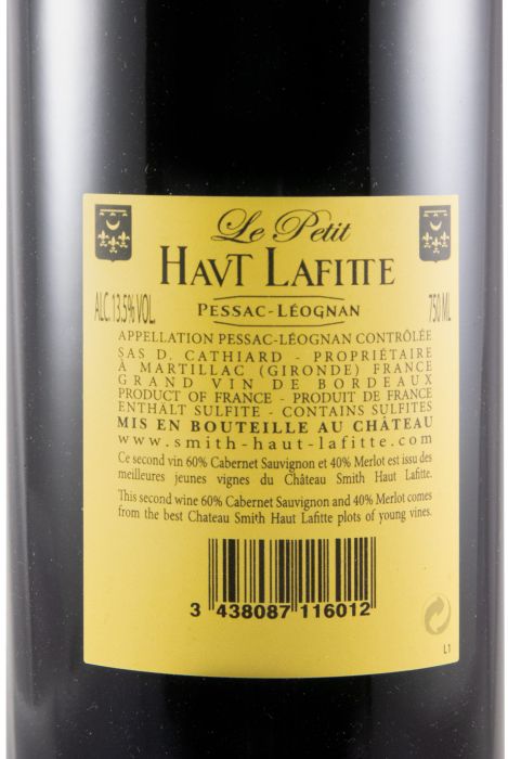 2016 Château Smith Haut-Lafitte Le Petit Haut Lafitte Pessac-Léognan tinto
