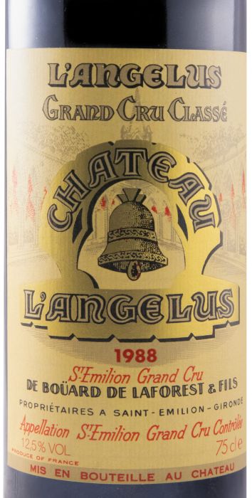 1988 Château L'Angelus Saint-Émilion tinto
