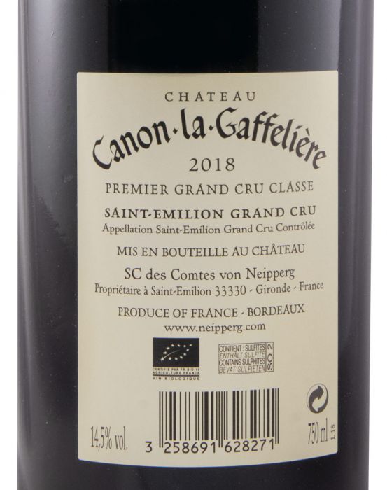 2018 Château Canon La Gaffelière Saint-Emilion red