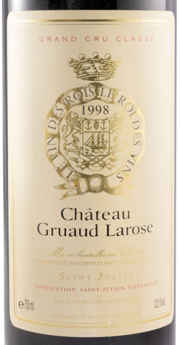 1998 Château Gruaud Larose Saint-Julien tinto
