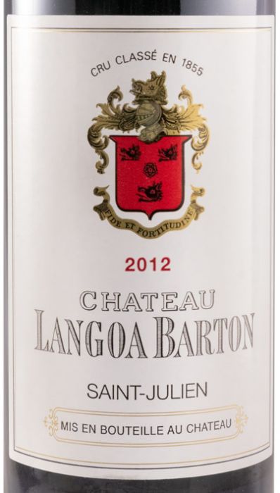 2012 Château Langoa Barton Saint-Julien red