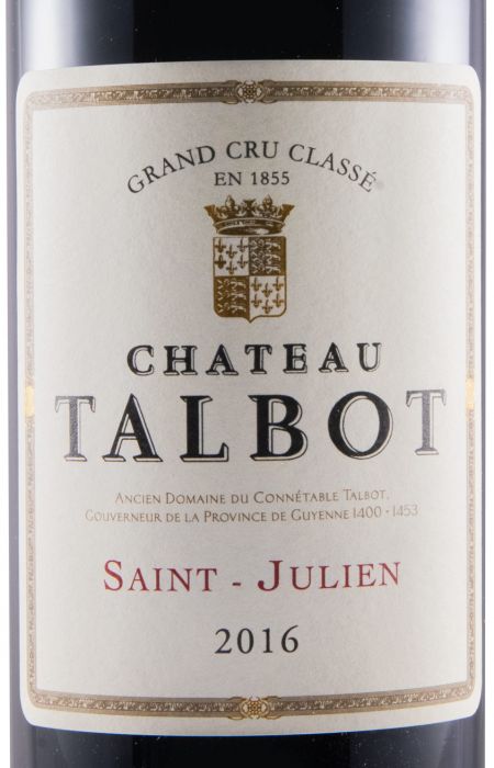 2016 Château Talbot Saint-Julien red