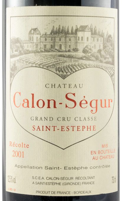 2001 Château Calon-Ségur Saint-Estèphe tinto