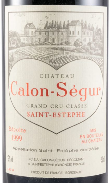1999 Château Calon-Ségur Saint-Estèphe red