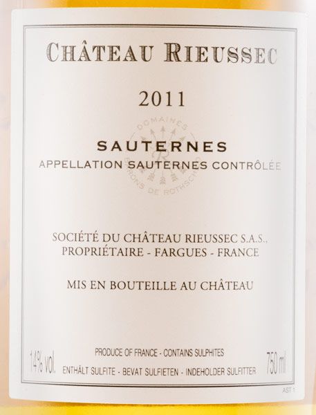 2011 Château Rieussec Sauternes white
