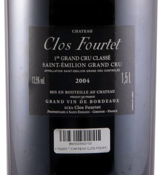 2004 Château Clos Fourtet Saint-Émilion tinto 1,5L