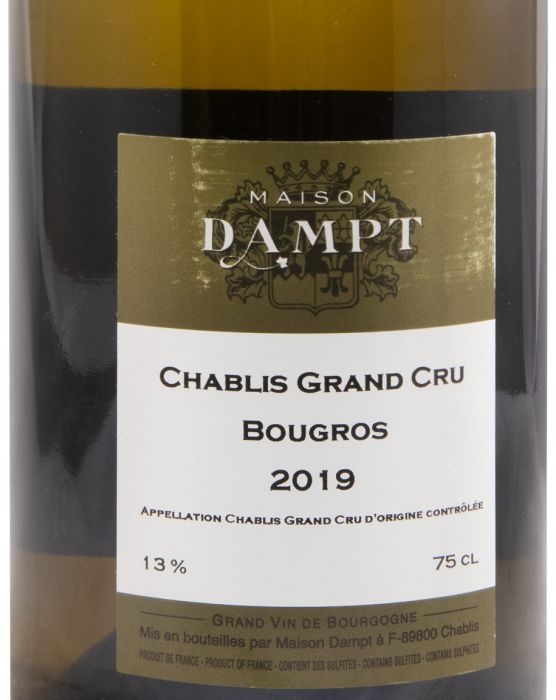 2019 Domaine Daniel Dampt Bougros Grand Cru Chablis branco