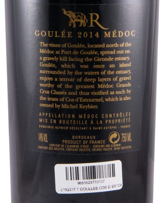 2014 Goulée by Cos D'Estournel Médoc red