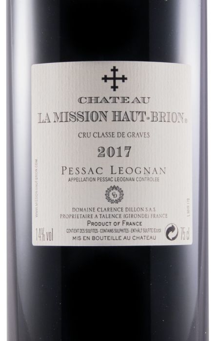 2017 Château La Mission Haut-Brion Pessac-Léognan tinto