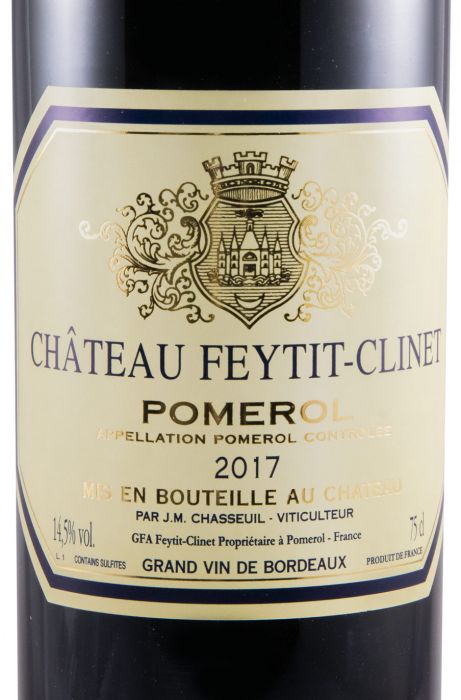 2017 Château Feytit-Clinet Pomerol red