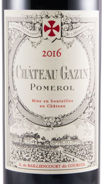 2016 Château Gazin Pomerol red