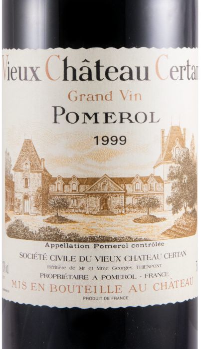 1999 Vieux Château Certan Pomerol red