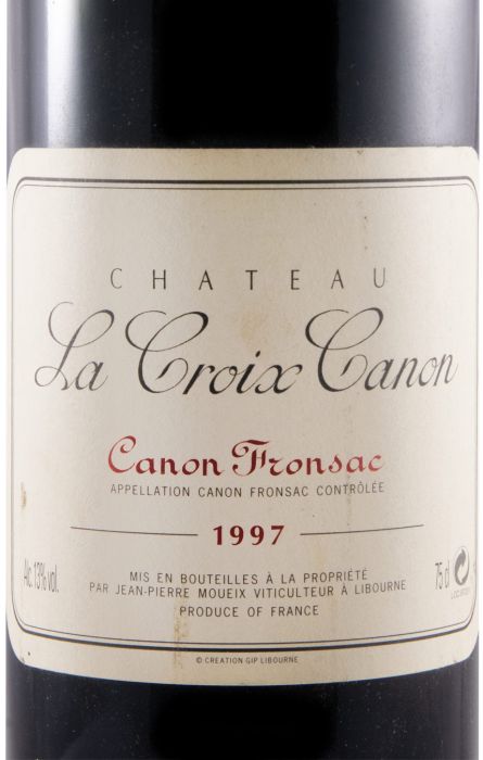 1997 Château La Croix Canon Canon-Fronsac red