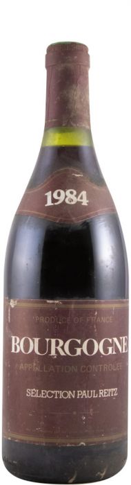 1984 Maison Paul Reitz Bourgogne Selection red
