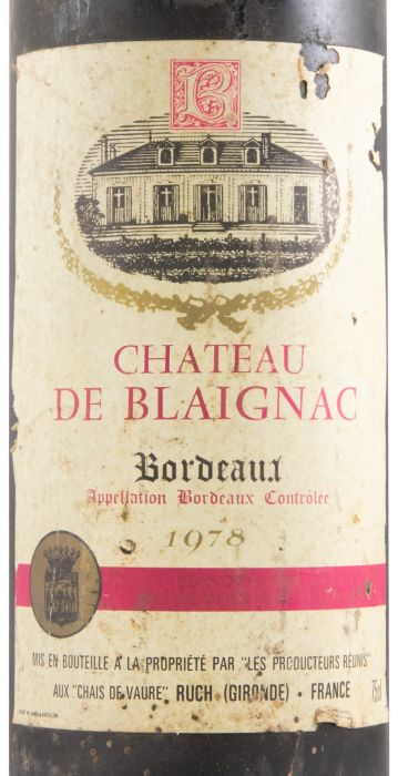 1978 Château de Blaignac red