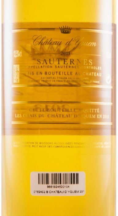 2013 Château d'Yquem Sauternes white