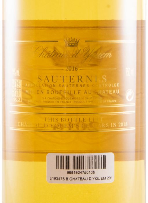 2016 Château d'Yquem Sauternes white