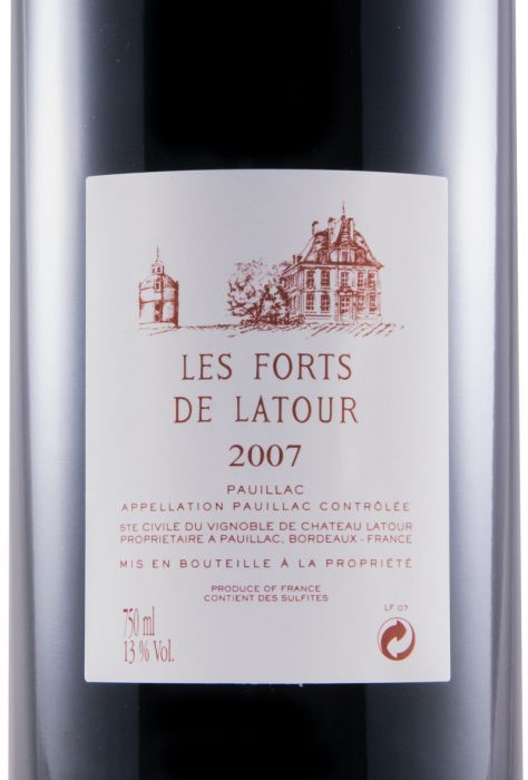 2007 Château Latour Les Forts de Latour Pauillac tinto