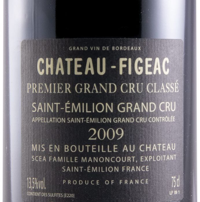 2009 Château Figeac Saint-Émilion tinto