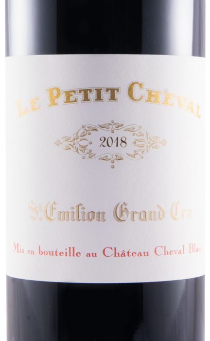2018 Château Cheval Blanc Le Petit Cheval Saint-Émilion red