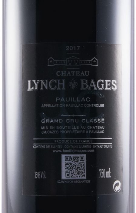 2017 Château Lynch-Bages Pauillac tinto