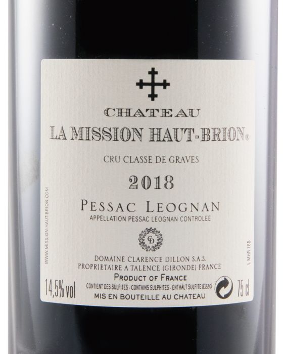 2018 Château La Mission Haut-Brion Pessac-Léognan tinto