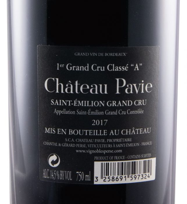 2017 Château Pavie Saint-Émilion red