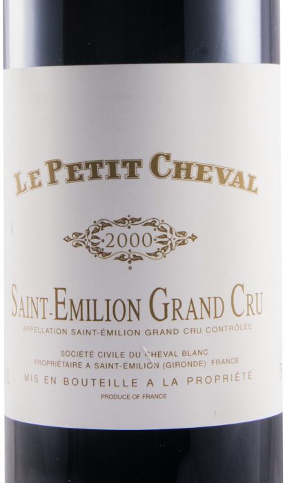 2000 Château Cheval Blanc Le Petit Cheval Saint-Émilion red