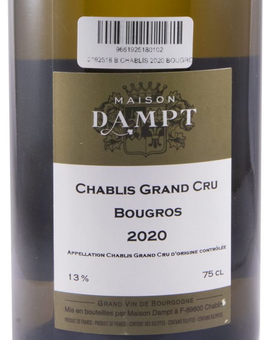 2020 Domaine Daniel Dampt Bougros Grand Cru Chablis white