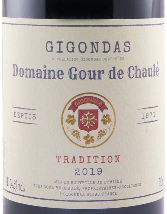 2019 Domaine du Gour de Chaulé Cuvée Tradition Gigondas tinto