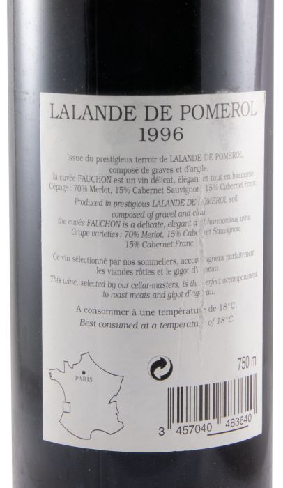 1996 Fauchon Réserve Lalande de Pomerol tinto