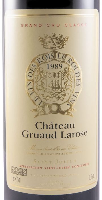 1989 Château Gruaud Larose Saint-Julien red