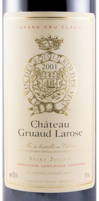 2001 Château Gruaud Larose Saint-Julien tinto