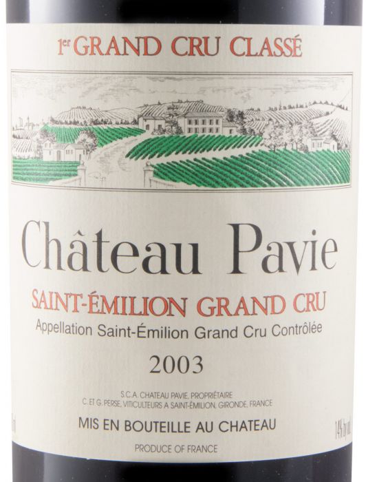 2003 Château Pavie Saint-Émilion red
